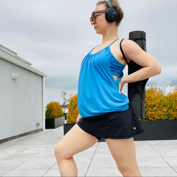lululemon Turquoise No Limits BuiltIn Bra Tank Top Porcelaine Beachy Paisley - Picture 7 of 16